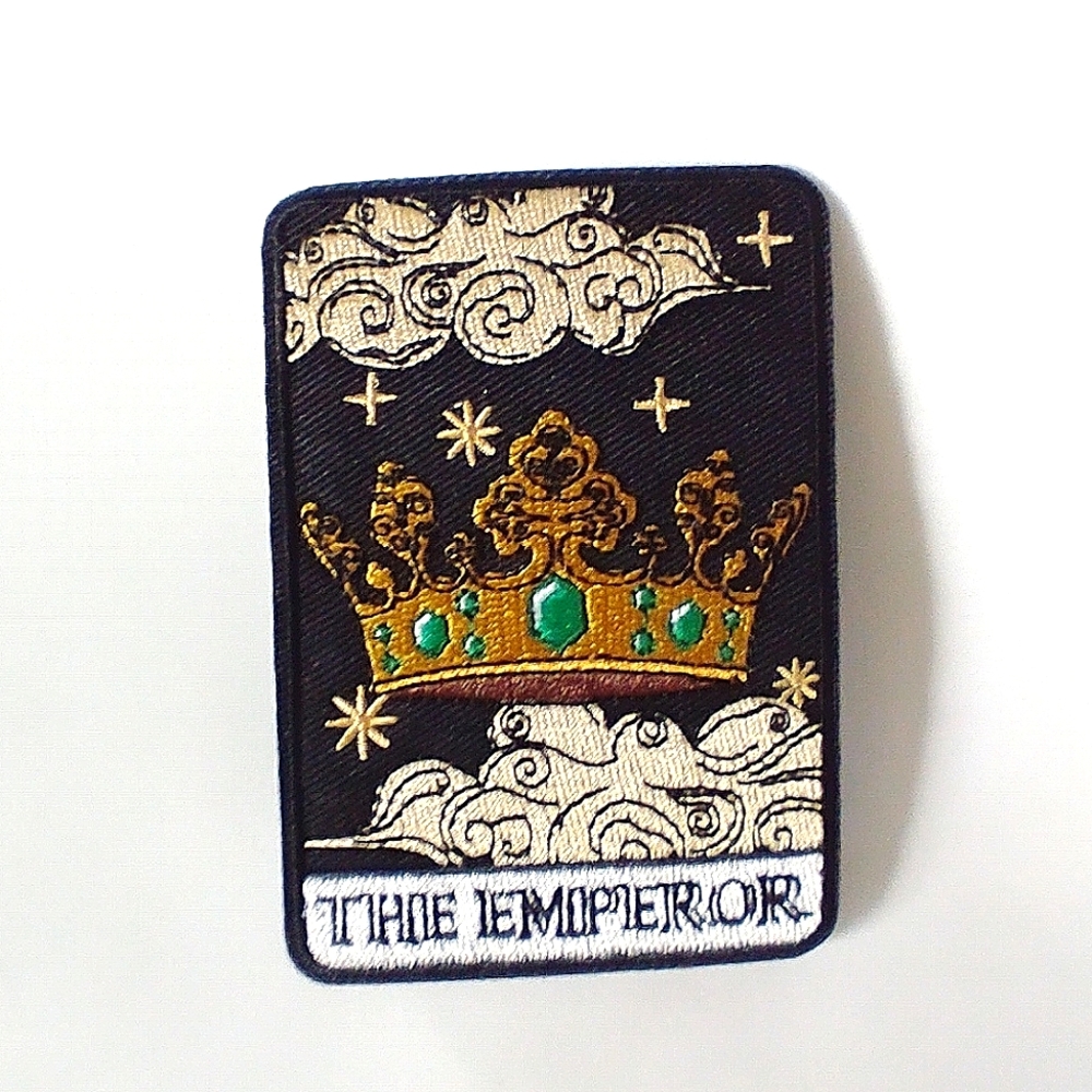 🧁 3/$30 The Emperor Tarot-Inspired Embroidered Patch NEW